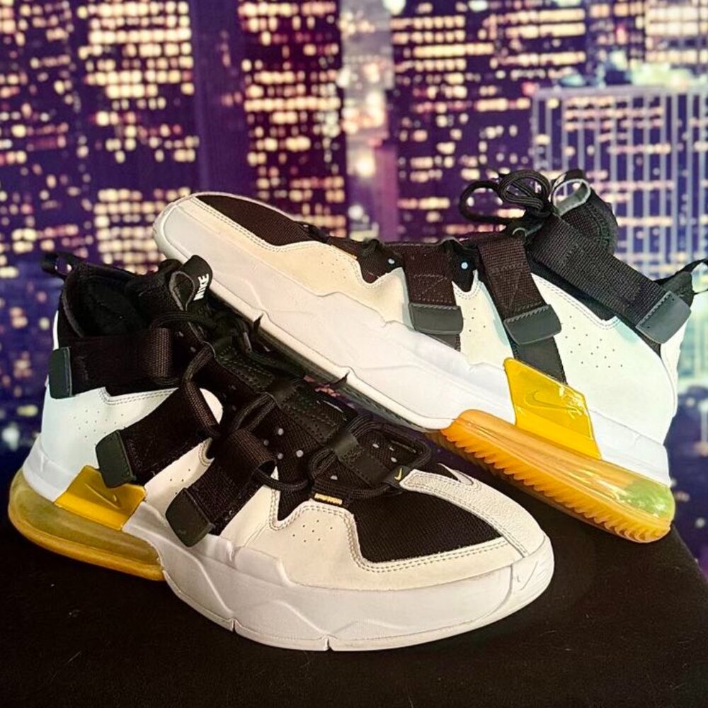 Nike Air Max 270 Edge AQ8764-001 Black White Orange Men’s Size 12